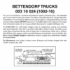 Micro-Trains 00310024 - Bettendorf Trucks With Long Extension Couplers (1002-10) 10 Pair -Vallejo Shop mtl00310024 58680.1645223578