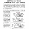 Micro-Trains 00311001 - Bettendorf Trucks Sampler Pack (1000-S) 3 Pair -Vallejo Shop mtl00311001 16551.1645223580