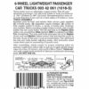 Micro-Trains 00342061 - 6-Wheel Passenger Car Trucks With Adjustable Couplers (Silver)(1018-S) 1 Pair -Vallejo Shop mtl00342061 28995.1645223585