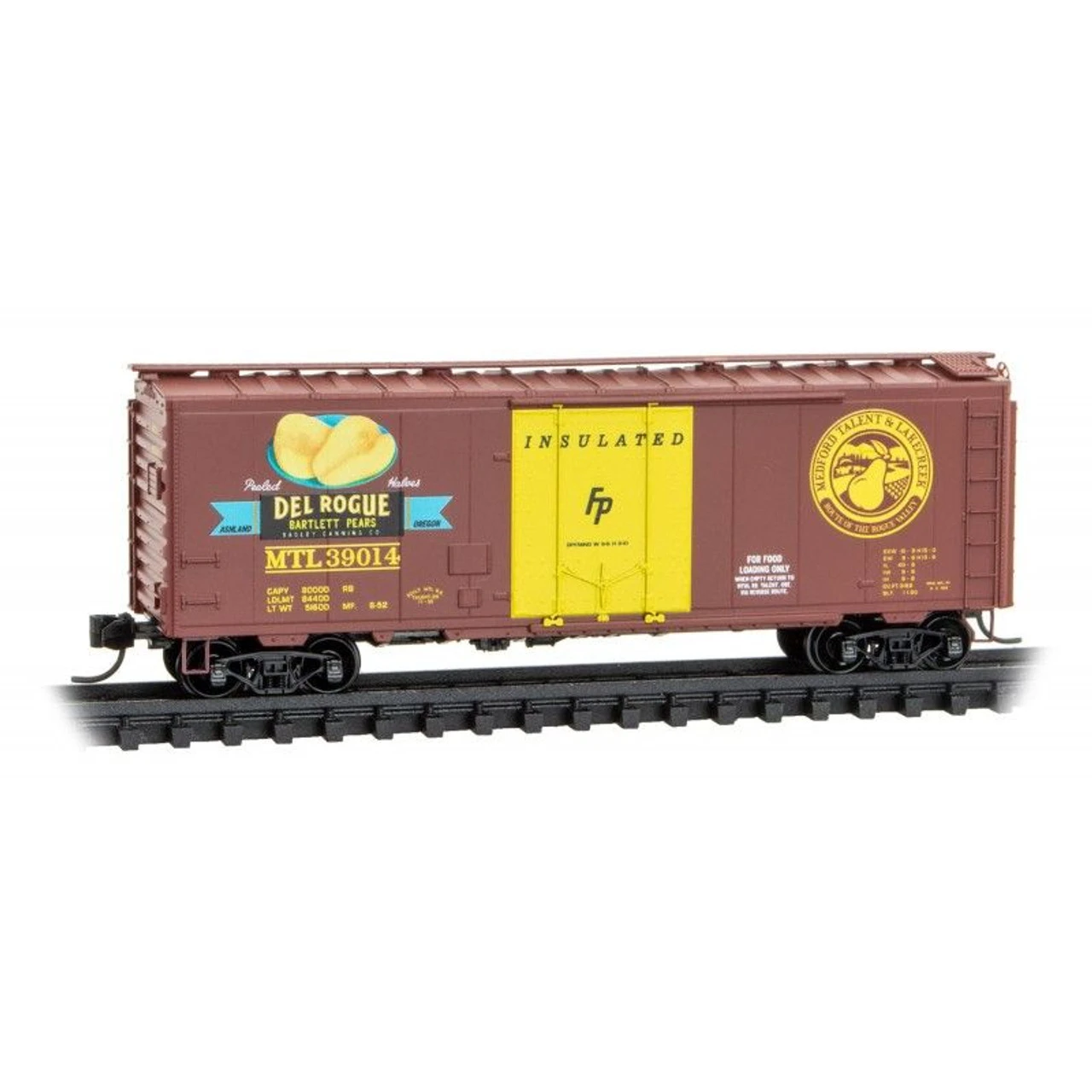 Micro-Trains Line 02150621 - 40' Plug Door Boxcar Medford, Talent & Lakecreek (MTL) 39014 - N Scale 3 Micro-Trains Line 02150621 - 40' Plug Door Boxcar Medford, Talent & Lakecreek (MTL) 39014 - N Scale