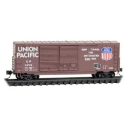 Micro-Trains Line 06800551 - 40' Double Door Boxcar W/o Roofwalk Union Pacific (UP) 519708 - N Scale