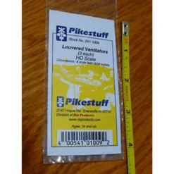 Pikestuff 541-1009 - Louvered Ventilators ( Each) - HO Scale Kit