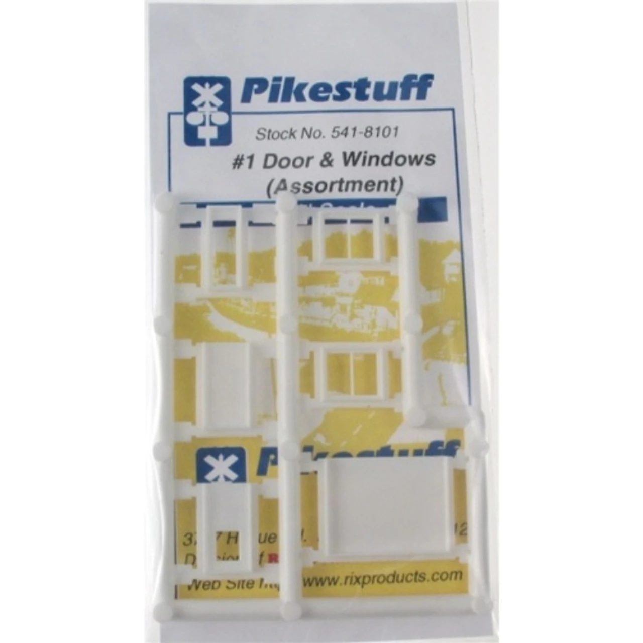 Pikestuff 541-8101 - Doors & Windows Assortment - N Scale Kit 3 Pikestuff 541-8101 - Doors & Windows Assortment - N Scale Kit
