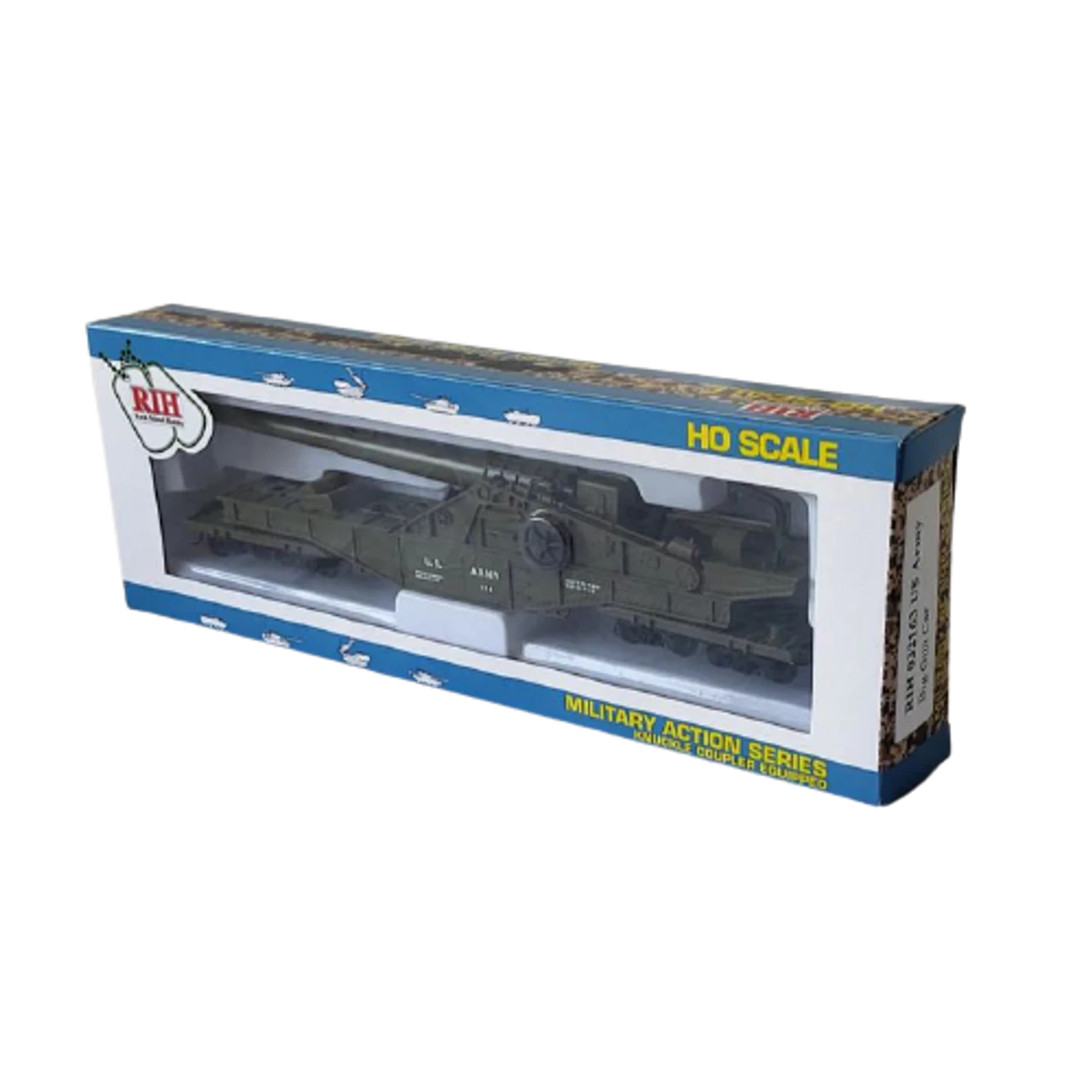 Rock Island Hobby 032163 - US Army Big Gun Car US Army 114 - HO Scale 3 Rock Island Hobby 032163 - US Army Big Gun Car US Army 114 - HO Scale