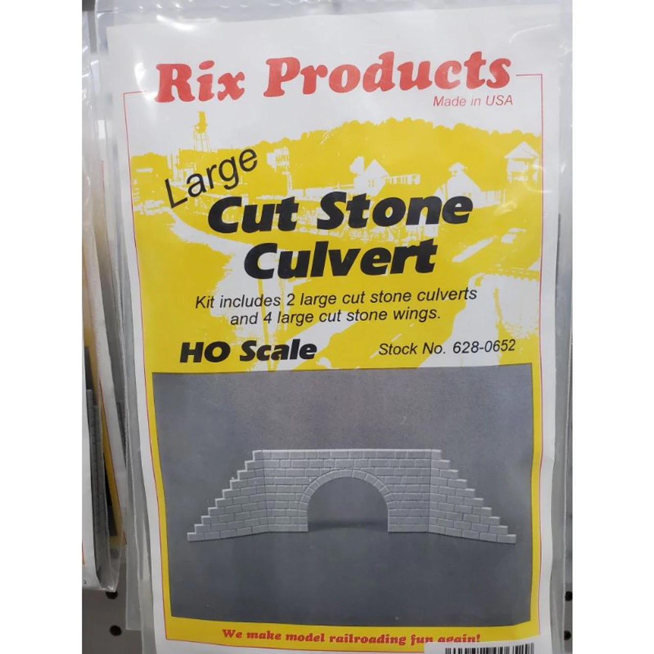 Rix Products 652 - Large Cut Stone Culvert - Multi Scale Kit 3 Rix Products 652 - Large Cut Stone Culvert - Multi Scale Kit