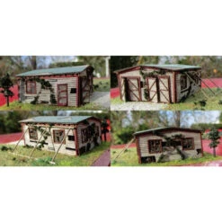 RslaserKits 2054 - Redneck Garage - HO Scale Kit