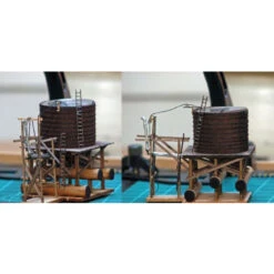 RslaserKits 3002 - Woss Camp Water Tower - N Scale Kit