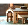 RslaserKits 3004 - Single Stall Engine House (Without Doors) - N Scale Kit