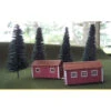 RslaserKits 3020 - Logging Skid Shacks (2 Per Kit) - N Scale Kit -Vallejo Shop rsl3020 46096.1673902938