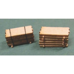 RslaserKits 3523 - Lumber Stacks - 16 Foot Long - N Scale Kit