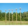 Showcase Miniatures 2301 - 30ft Power Pole Set - HO Scale Kit -Vallejo Shop scm2301 25684.1645223948