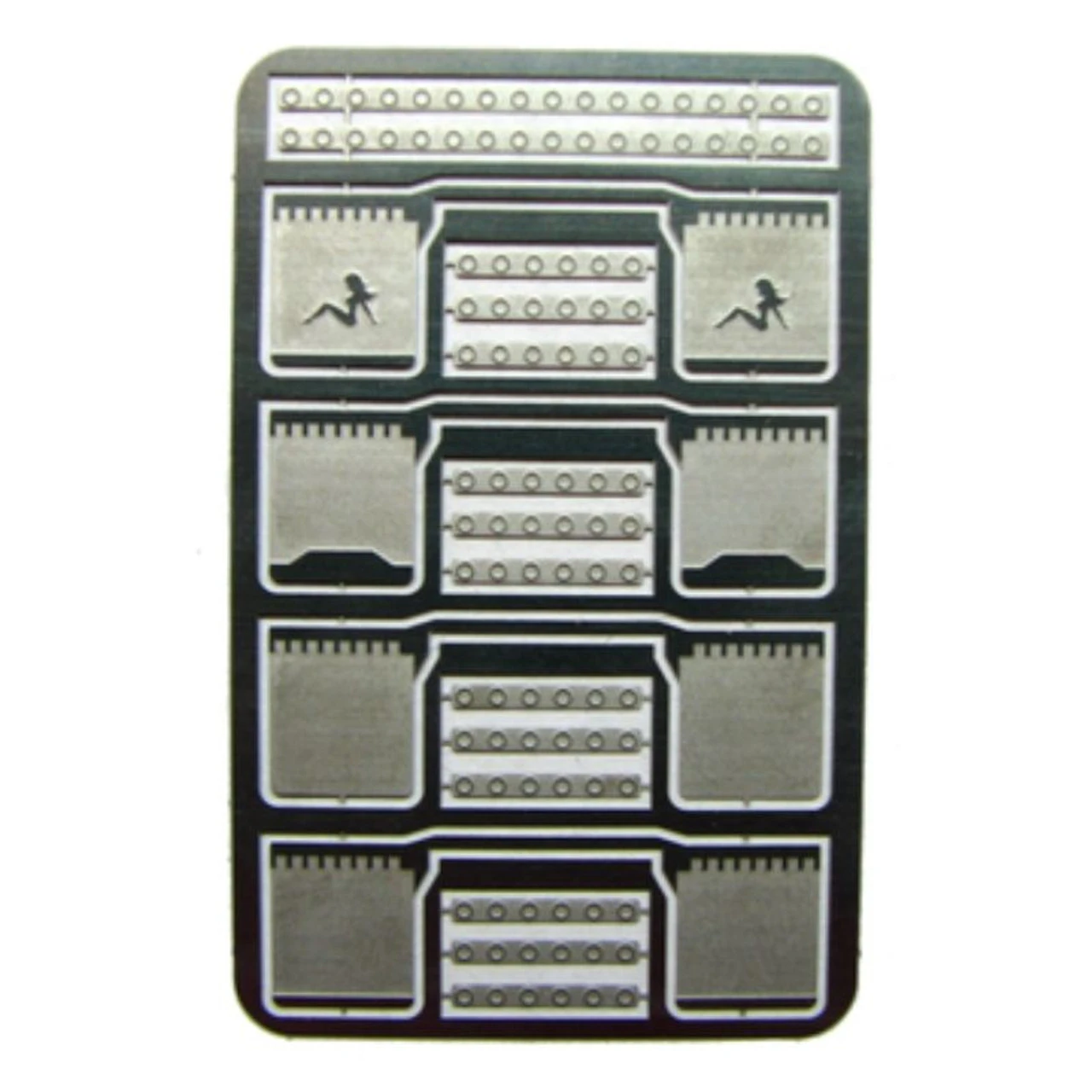 Showcase Miniatures 3007 - Mud Flaps - HO Scale Kit 3 Showcase Miniatures 3007 - Mud Flaps - HO Scale Kit