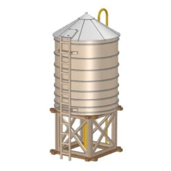 Showcase Miniatures 569 - Rooftop Water Tank (Large) - N Scale Kit