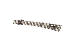 PECO SL-386 - Code 80 Right Hand Curved Turnout (Insulfrog) - N Scale