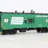 Tangent Scale Models 60124-03 - DSI/SLCC Bay Window Caboose Penn Central (PC) 21607 - HO Scale -Vallejo Shop tan60124 75906.1675918309