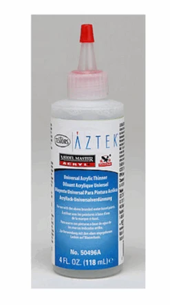 TESTORS Model Master Thinner 50496 4 Oz - Universal Acrylic Thinner