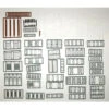 Tichy Train Group 2540 - Structure Part Assortment (Styrene) -- Includes All N Scale Windows, Doors Etc. & Steel 55-Gallon Drums - 164 Piece -Vallejo Shop ttg2540 33304.1645224176