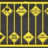 Tichy Train Group 8256 - Written Road Path Warning Signs - HO Scale -Vallejo Shop ttg8256 42564.1645224187