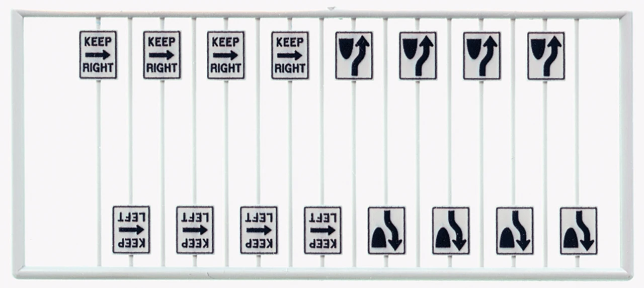 Tichy Train Group 8263 - Miscellaneous Road Signs #2 - 16 Pcs - HO Scale 3 Tichy Train Group 8263 - Miscellaneous Road Signs #2 - 16 Pcs - HO Scale