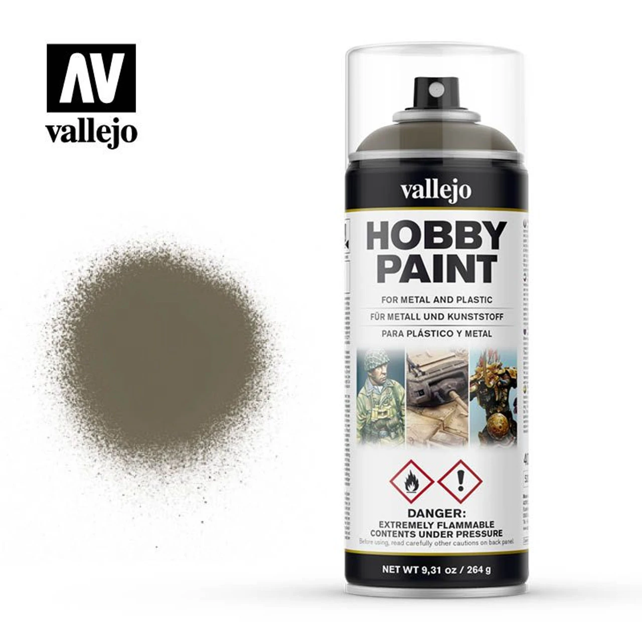 Vallejo 28007 - Hobby Spray Paint - Infantry Russian Uniform 400mL - 3 Vallejo 28007 - Hobby Spray Paint - Infantry Russian Uniform 400mL -