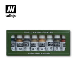 Vallejo 70-118 - Metallic Colors - 8 Bottle Set