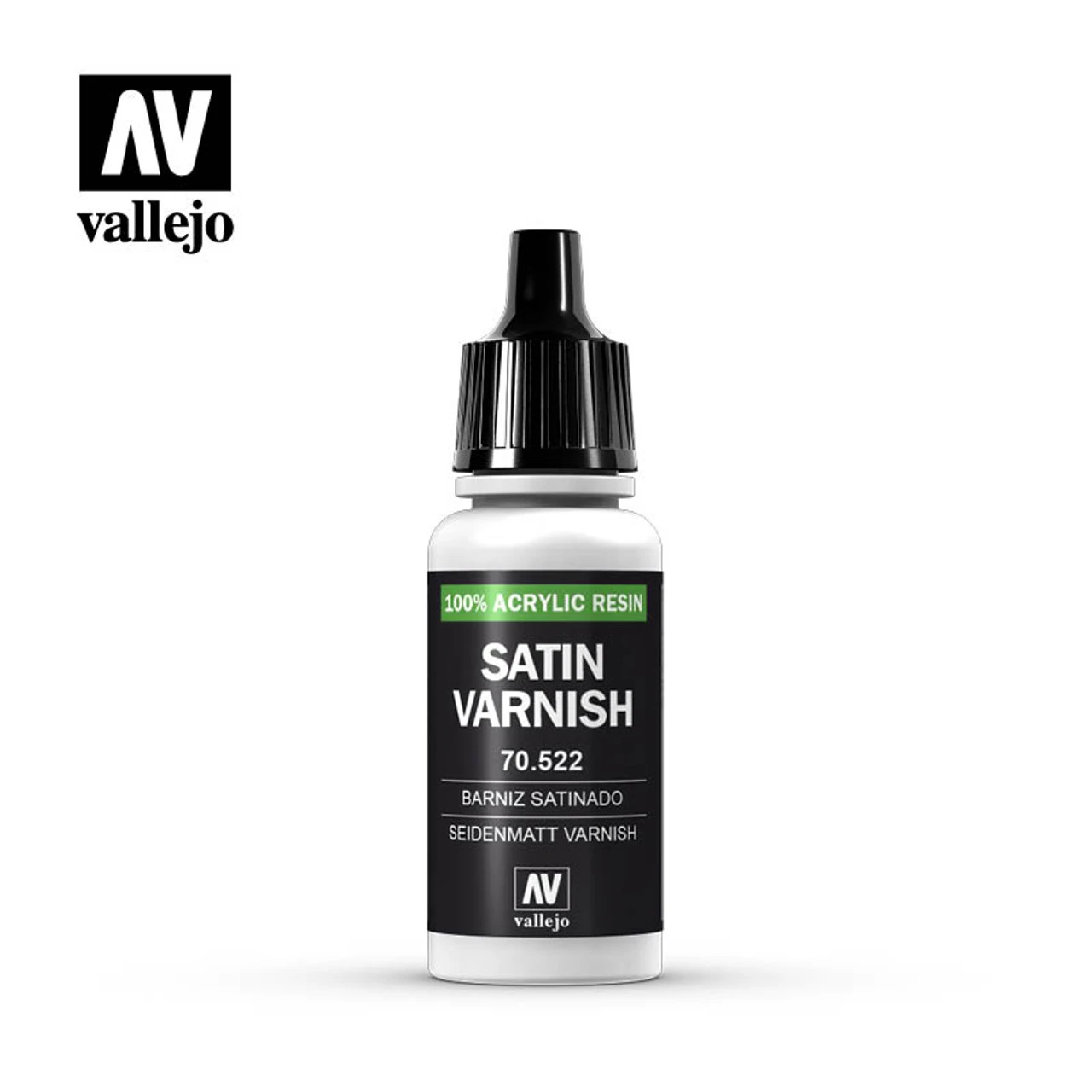 Vallejo #194 70-522 Satin Varnish 17 Ml Bottle 3 Vallejo #194 70-522 Satin Varnish 17 Ml Bottle