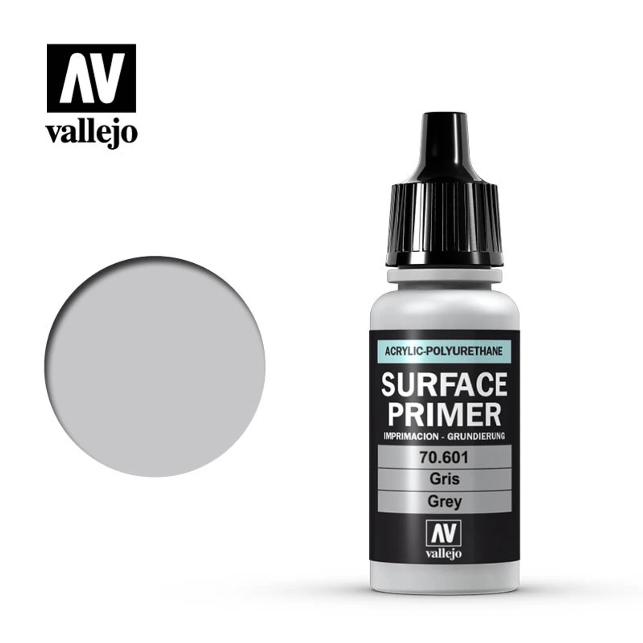 Vallejo 70-601 Grey Primer 17ml Bottle 3 Vallejo 70-601 Grey Primer 17ml Bottle