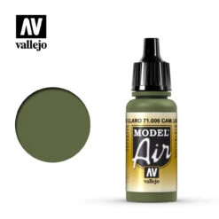 Vallejo Model Air 71-006 Camouflage Lt. Green 17 Ml Bottle