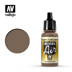 Vallejo Model Air 71-035 Camouflage Pale Brown 17 Ml Bottle
