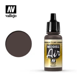 Vallejo Model Air 71-041 Armour Brown 17 Ml Bottle