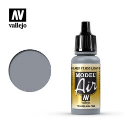 Vallejo Model Air 71-050 Light Grey 17 Ml Bottle
