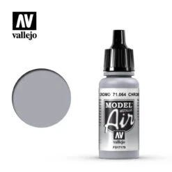 Vallejo Model Air 71-064 Chrome Metallic 17 Ml Bottle