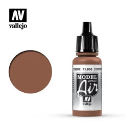 Vallejo Model Air 71-068 Copper Metallic 17 Ml Bottle