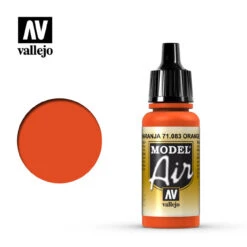 Vallejo Model Air 71-083 Orange 17 Ml Bottle
