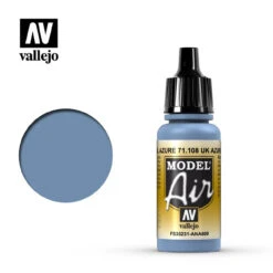 Vallejo Model Air 71-108 UK Azure 17 Ml Bottle