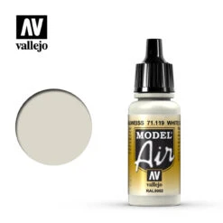 Vallejo Model Air 71-119 Camouflage White Grey 17 Ml Bottle