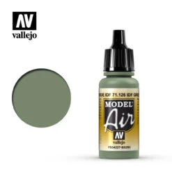 Vallejo Model Air 71-126 IDF Green 17 Ml Bottle