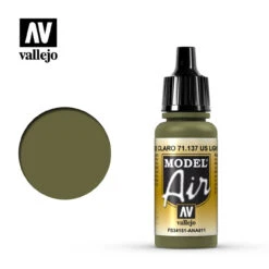 Vallejo Model Air 71-137 US Light Green 17 Ml Bottle