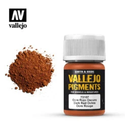 Vallejo Pigments - 73-107 Dark Red Ochre
