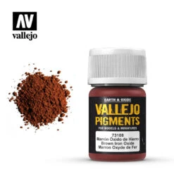 Vallejo Pigments - 73-108 Brown Iron Oxide
