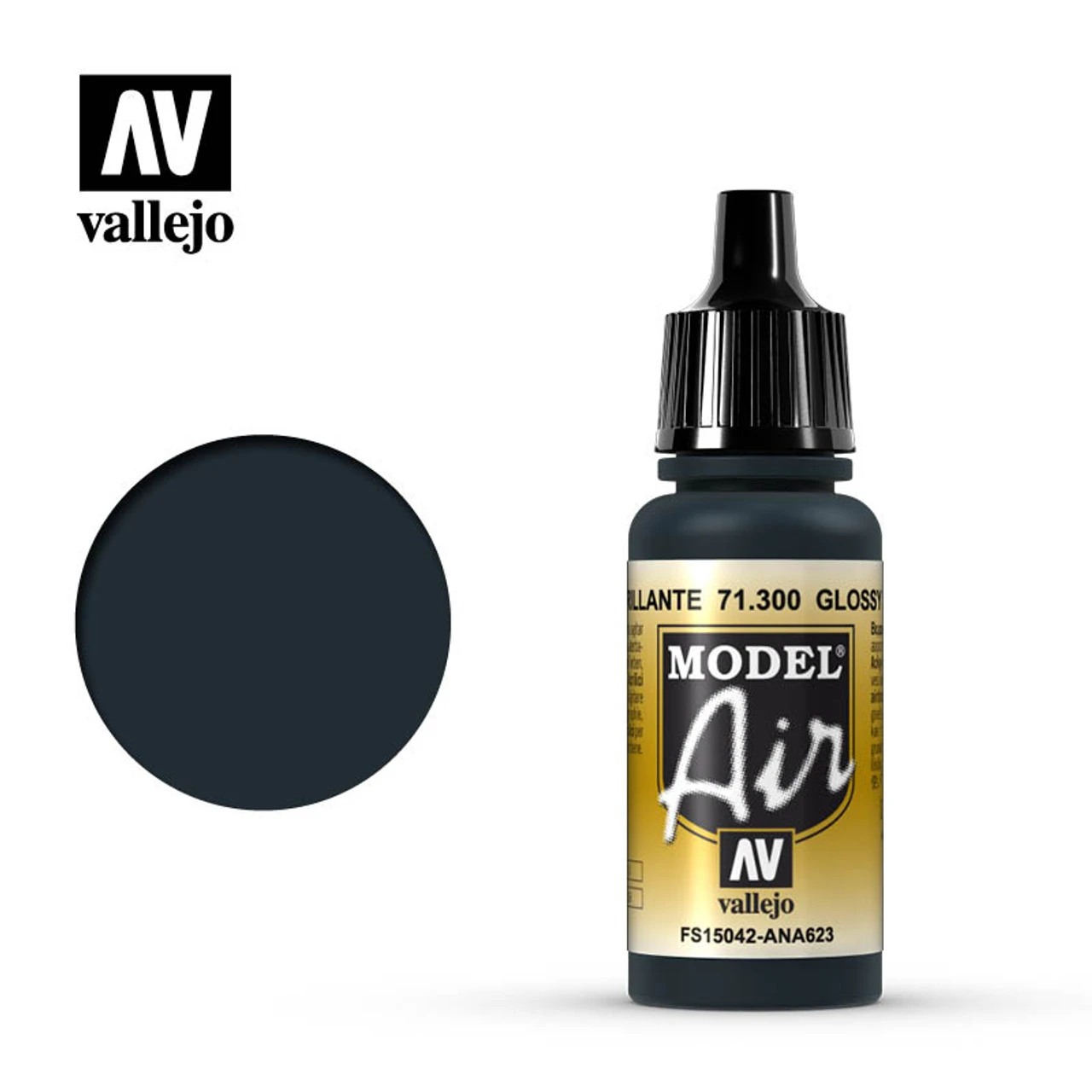 Vallejo Model Air 71.300 - Glossy Sea Blue 17 Ml Bottle 3 Vallejo Model Air 71.300 - Glossy Sea Blue 17 Ml Bottle