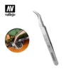 Vallejo T12004 - Extra Fine Curved Tweezers - Multi Scale