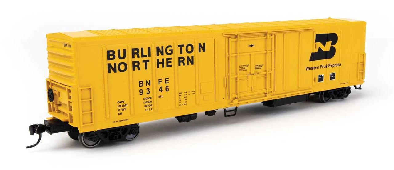 Walthers Mainline 910-3979 - 57' Mechanical Reefer Burlington Northern (BNFE) 9346 - HO Scale 3 Walthers Mainline 910-3979 - 57' Mechanical Reefer Burlington Northern (BNFE) 9346 - HO Scale