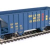 Walthers Mainline 910-56607 - 34' 100-Ton 2-Bay Hopper Golden West Service (GVSR) 629633 - HO Scale -Vallejo Shop wal910 56607 22087.1677457759