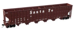 Walthers Mainline 910-6753 - Greenville 7,000 CuFt Woodchip Hopper Atchison, Topeka And Santa Fe (ATSF) 165044 - HO Scale