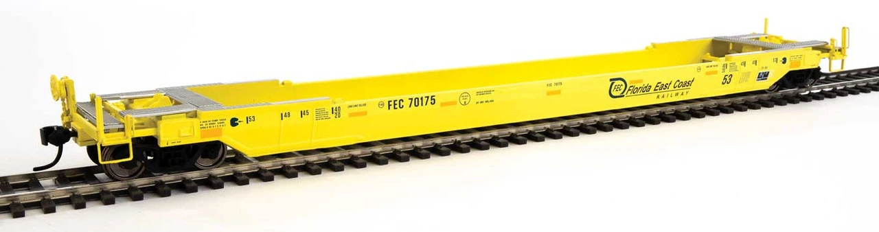 Walthers Proto 920-109038 - Gunderson Rebuilt All-Purpose 53' Well Car Florida East Coast (FEC) 70175 - HO Scale 3 Walthers Proto 920-109038 - Gunderson Rebuilt All-Purpose 53' Well Car Florida East Coast (FEC) 70175 - HO Scale