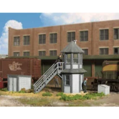 Walthers Cornerstone 933-2945 - Elevated Crossing Tower Pkg(2) - HO Scale Kit