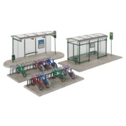 Walthers Cornerstone 933-3552 - Modern Bus Shelter - HO Scale