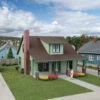 Walthers Cornerstone 933-3797 - Craftsman Bungalow - HO Scale Kit -Vallejo Shop wal933 3797 16434.1684417490
