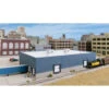 Walthers Cornerstone 933-3855 - Modern Steel Warehouse - N Scale Kit -Vallejo Shop wal933 3855 11173.1667924205